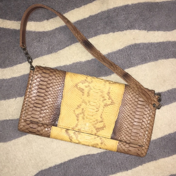 Snakeskin Shoulder bag or Clutch - Picture 2 of 8